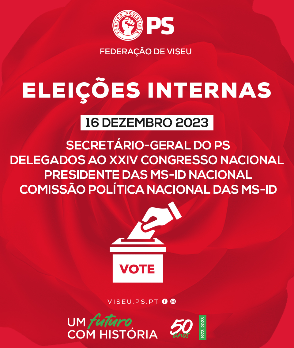 ELEIÇÕES INTERNAS | 16 DEZEMBRO 2023